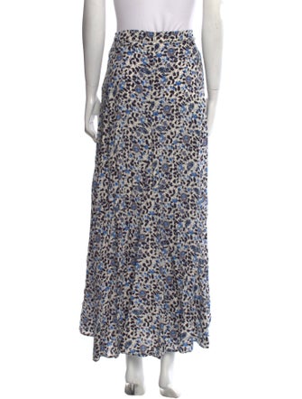 Zadig & Voltaire Floral Print Midi Length Skirt