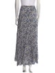 Zadig & Voltaire Floral Print Midi Length Skirt