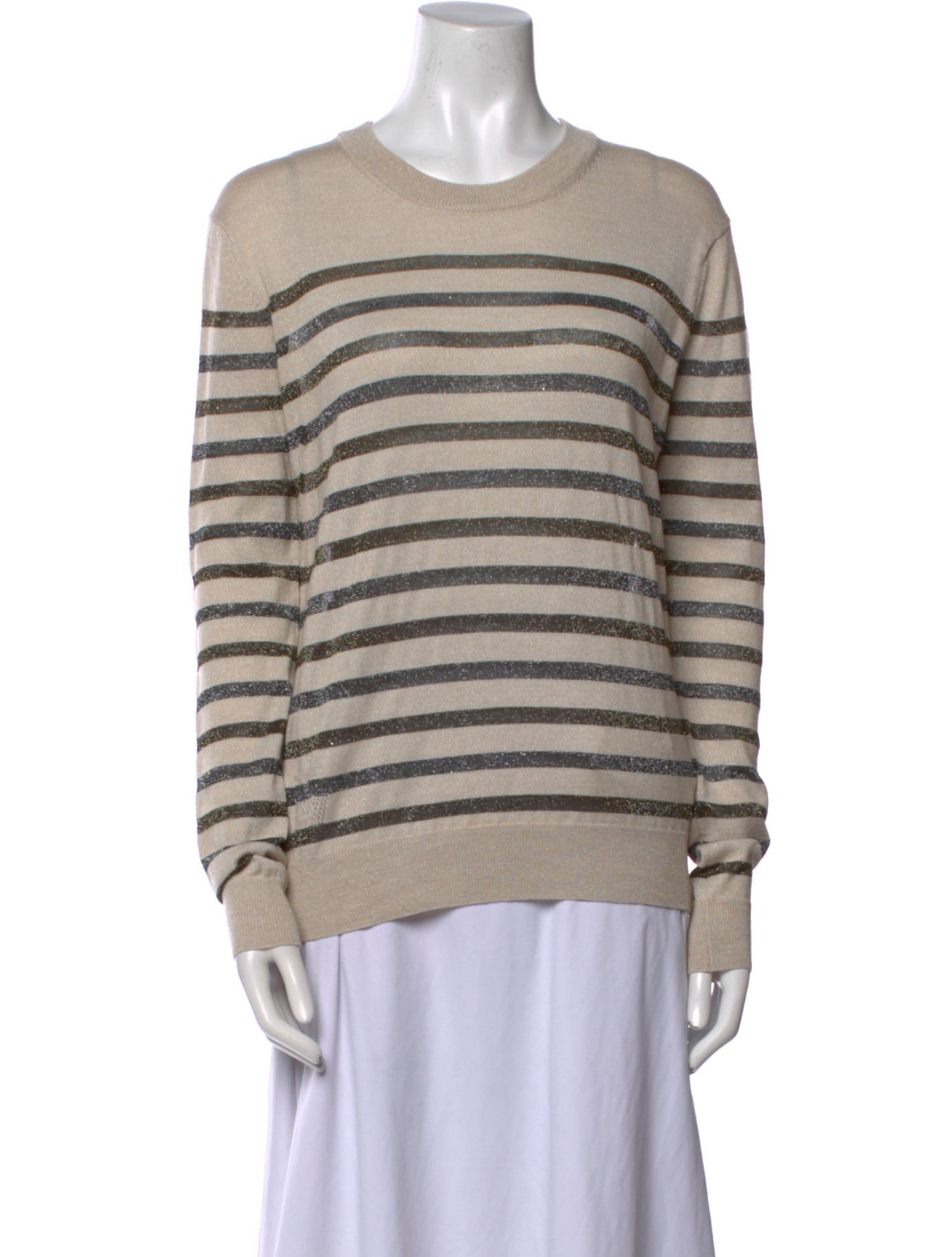 Zadig & Voltaire Striped Crew Neck Sweatshirt