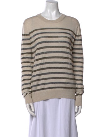 Zadig & Voltaire Striped Crew Neck Sweatshirt
