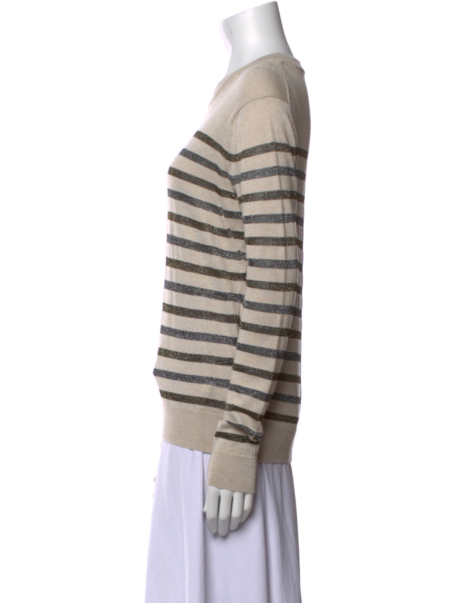 Zadig & Voltaire Striped Crew Neck Sweatshirt
