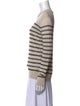 Zadig & Voltaire Striped Crew Neck Sweatshirt