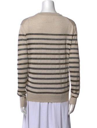 Zadig & Voltaire Striped Crew Neck Sweatshirt