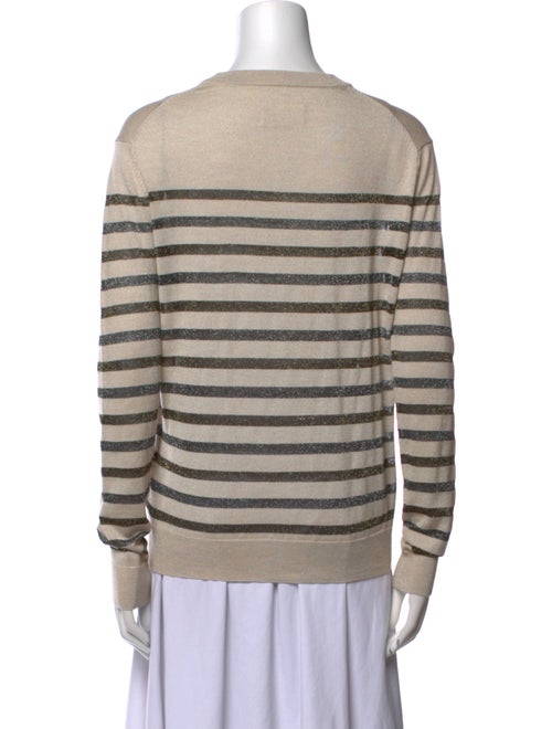 Zadig & Voltaire Striped Crew Neck Sweatshirt