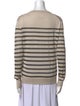 Zadig & Voltaire Striped Crew Neck Sweatshirt