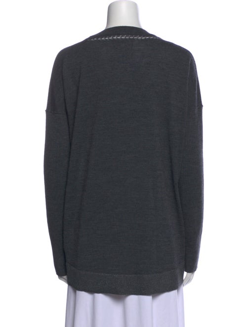 Zadig & Voltaire Merino Wool Scoop Neck Sweater