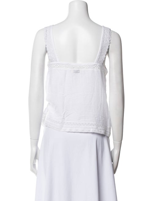 Zadig & Voltaire Square Neckline Sleeveless Top