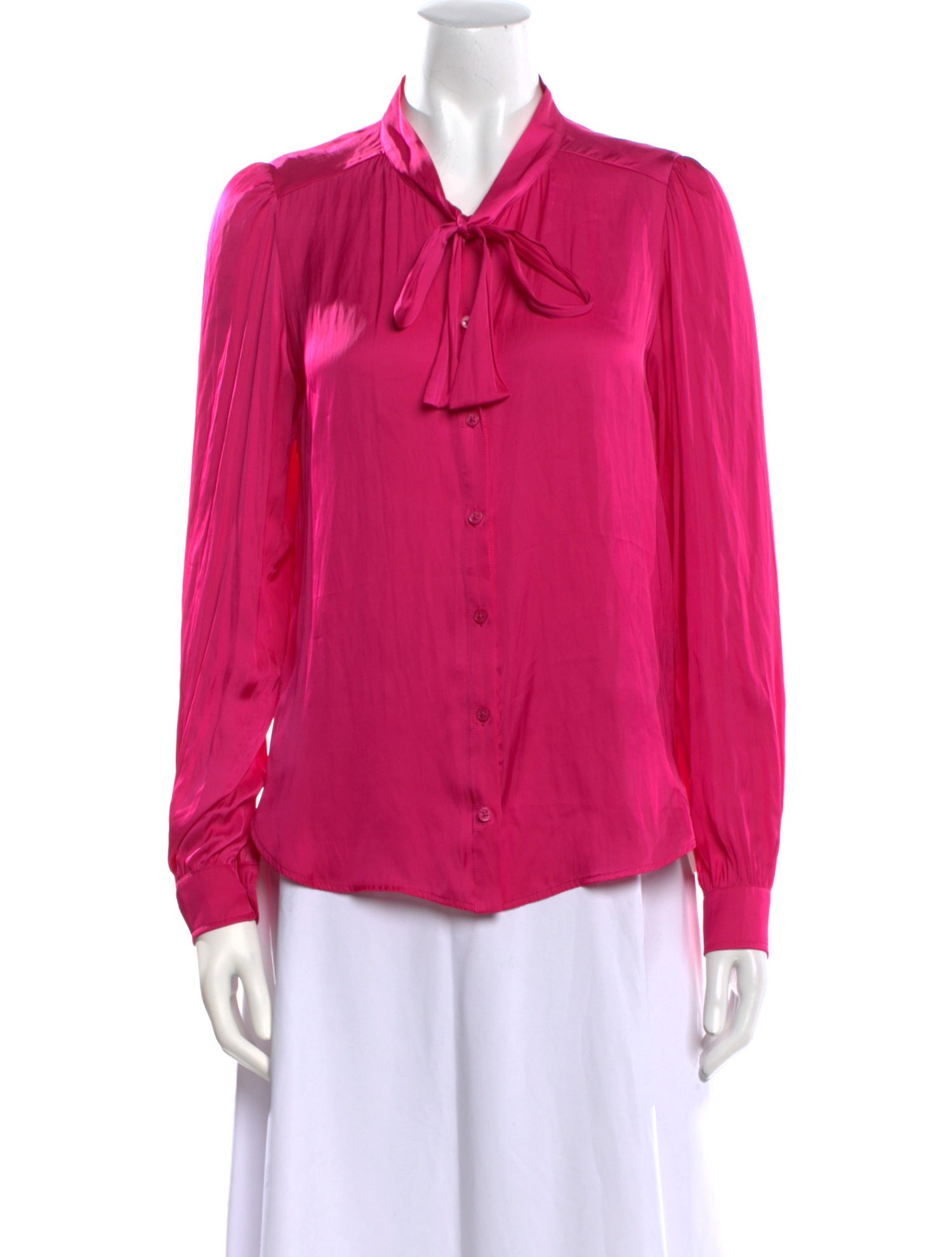 Zadig & Voltaire Tie Neck Long Sleeve Blouse w/ Tags