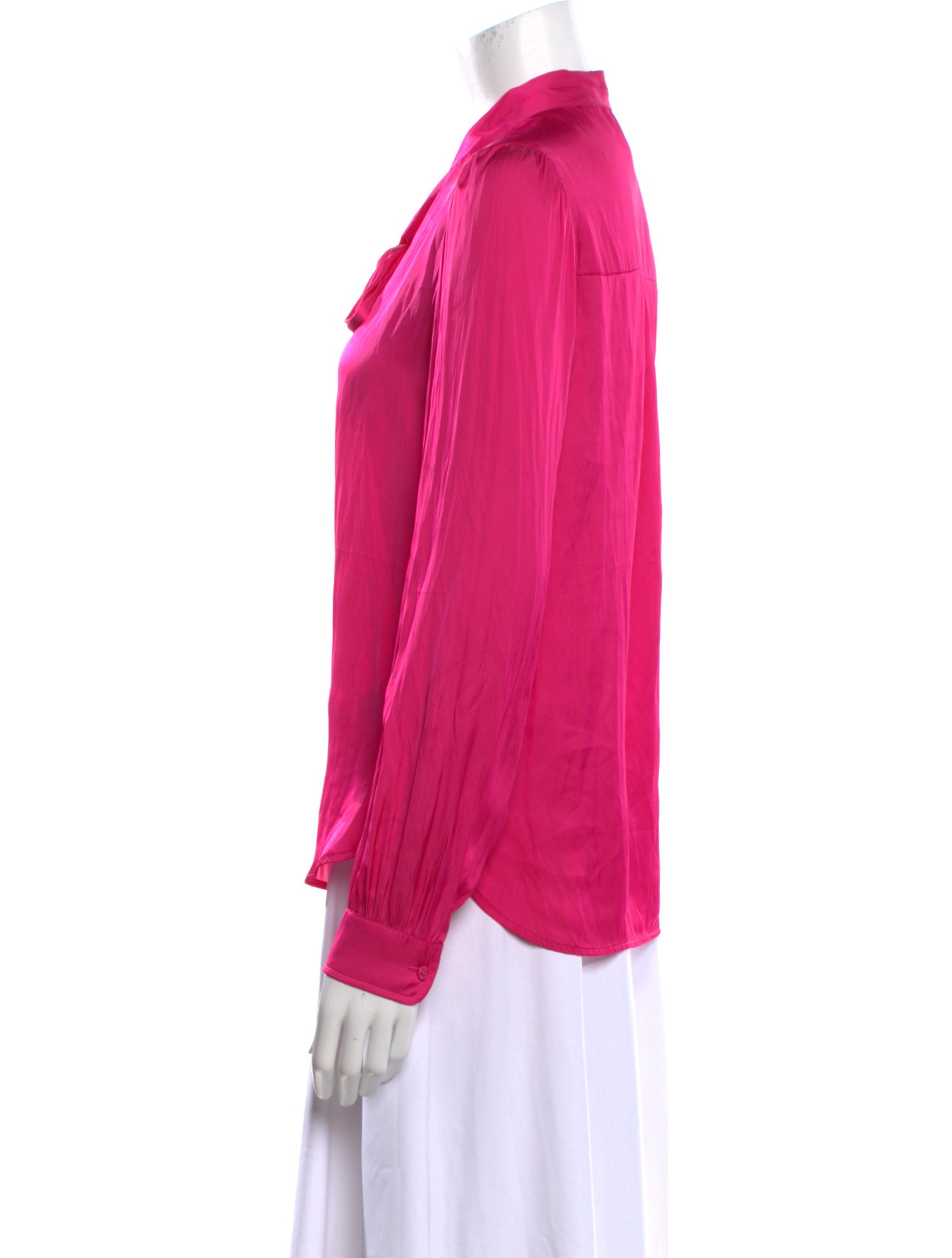 Zadig & Voltaire Tie Neck Long Sleeve Blouse w/ Tags