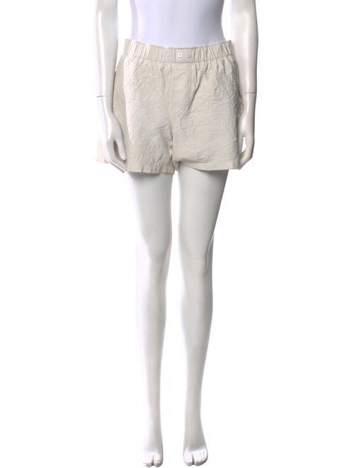 Zadig & Voltaire Lamb Leather Mini Shorts