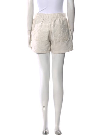 Zadig & Voltaire Lamb Leather Mini Shorts