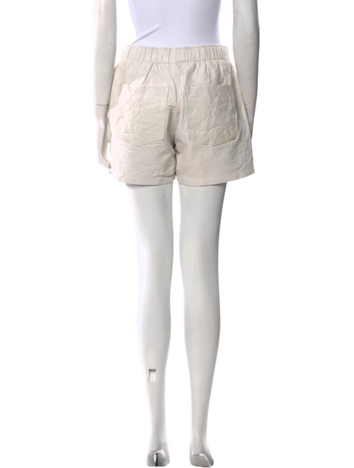 Zadig & Voltaire Lamb Leather Mini Shorts