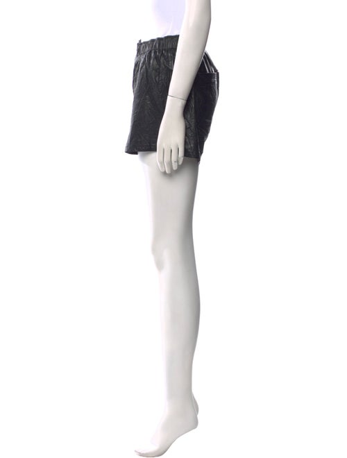 Zadig & Voltaire Lamb Leather Mini Shorts
