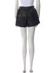 Zadig & Voltaire Lamb Leather Mini Shorts