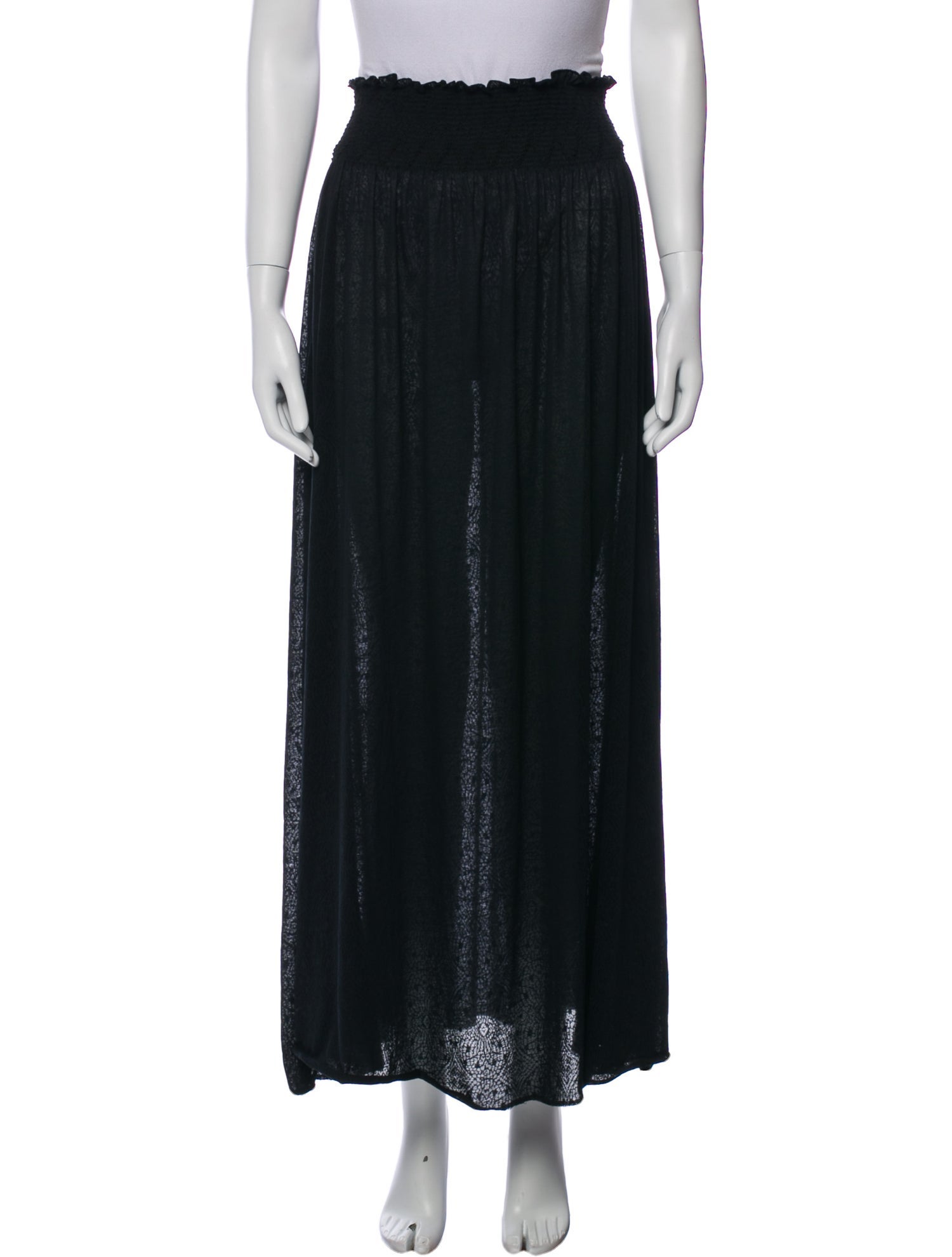 Zadig & Voltaire Silk Midi Length Skirt
