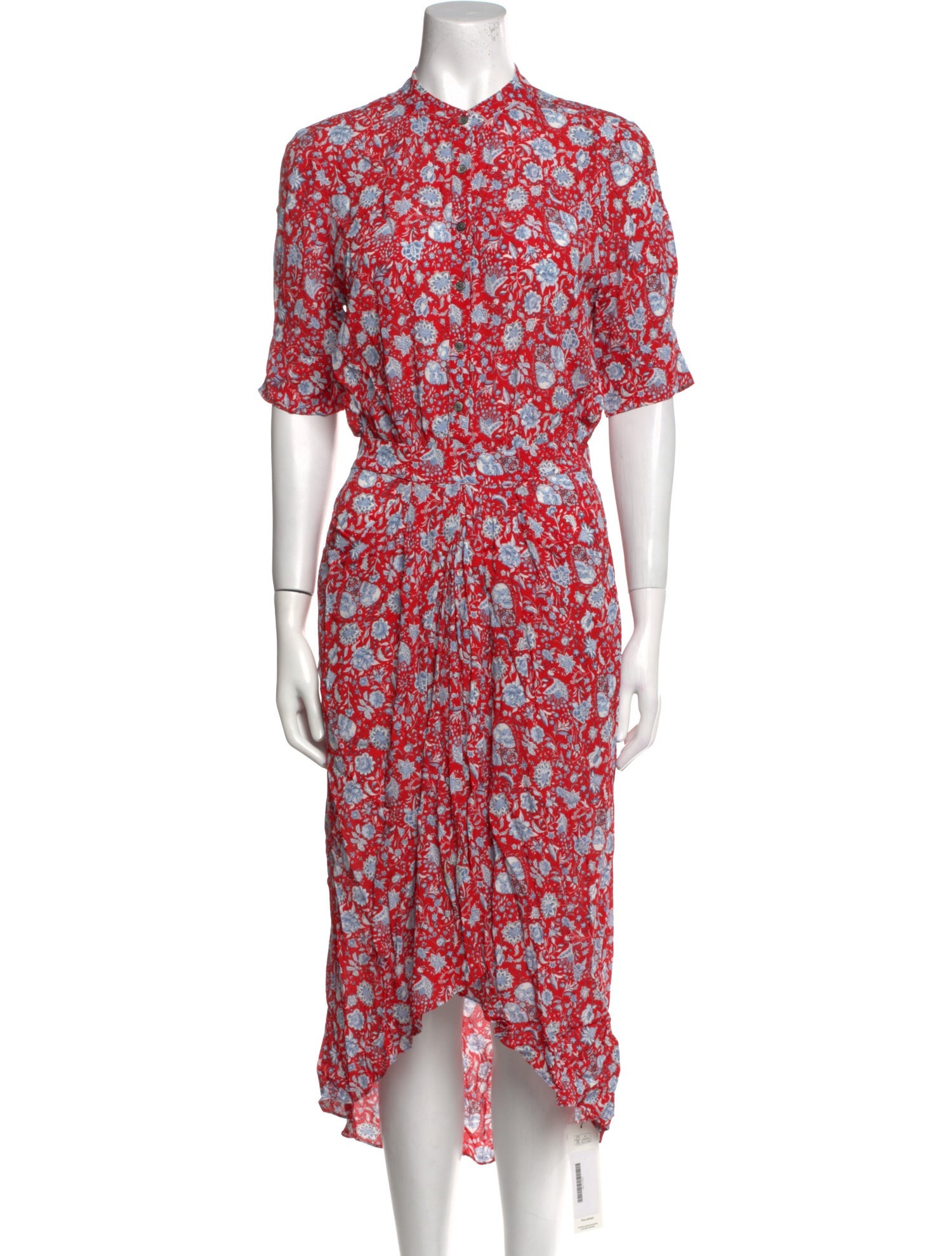 Zadig & Voltaire Floral Print Midi Length Dress