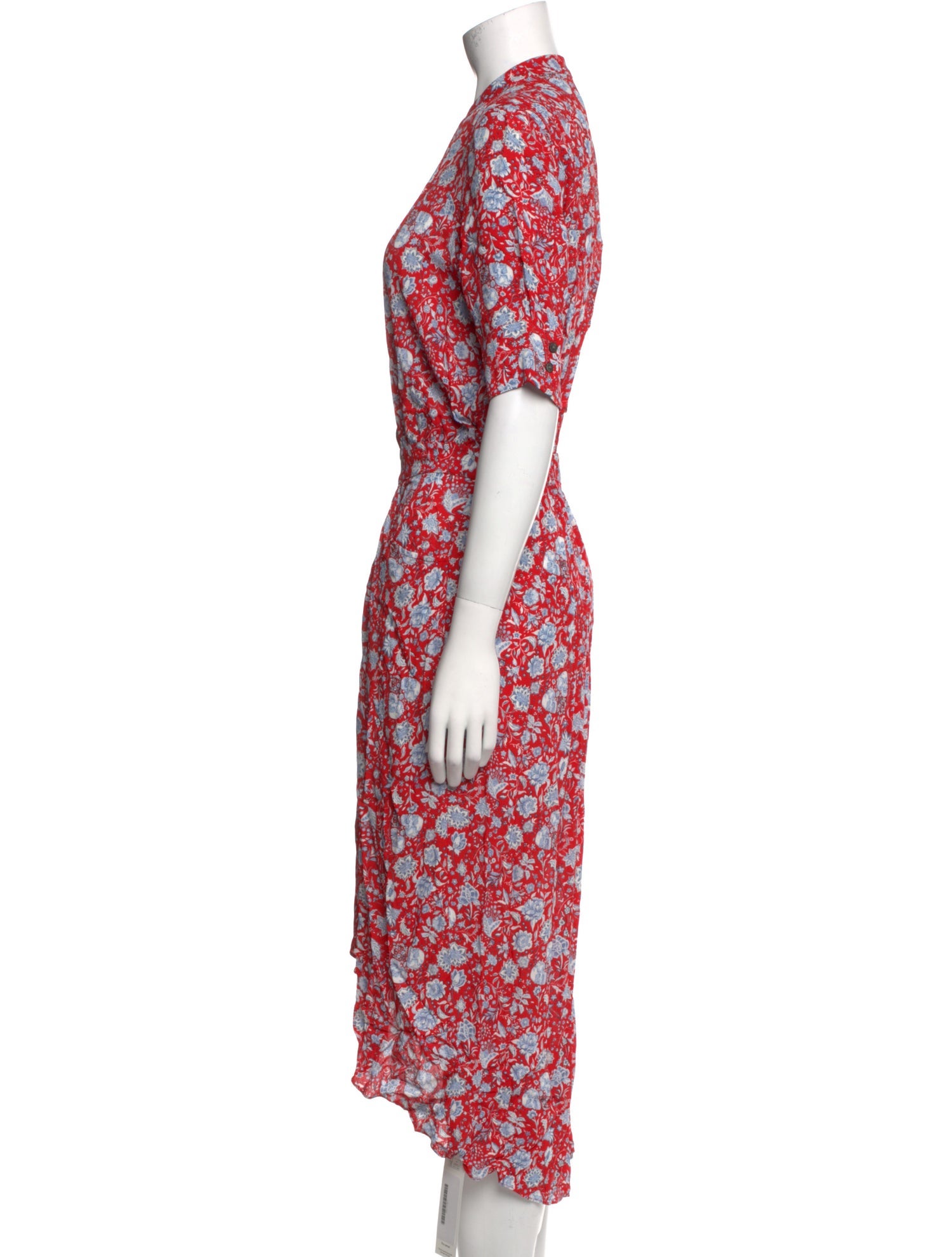 Zadig & Voltaire Floral Print Midi Length Dress