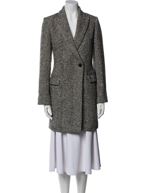 Zadig & Voltaire Wool Printed Peacoat