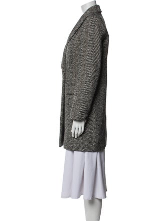 Zadig & Voltaire Wool Printed Peacoat