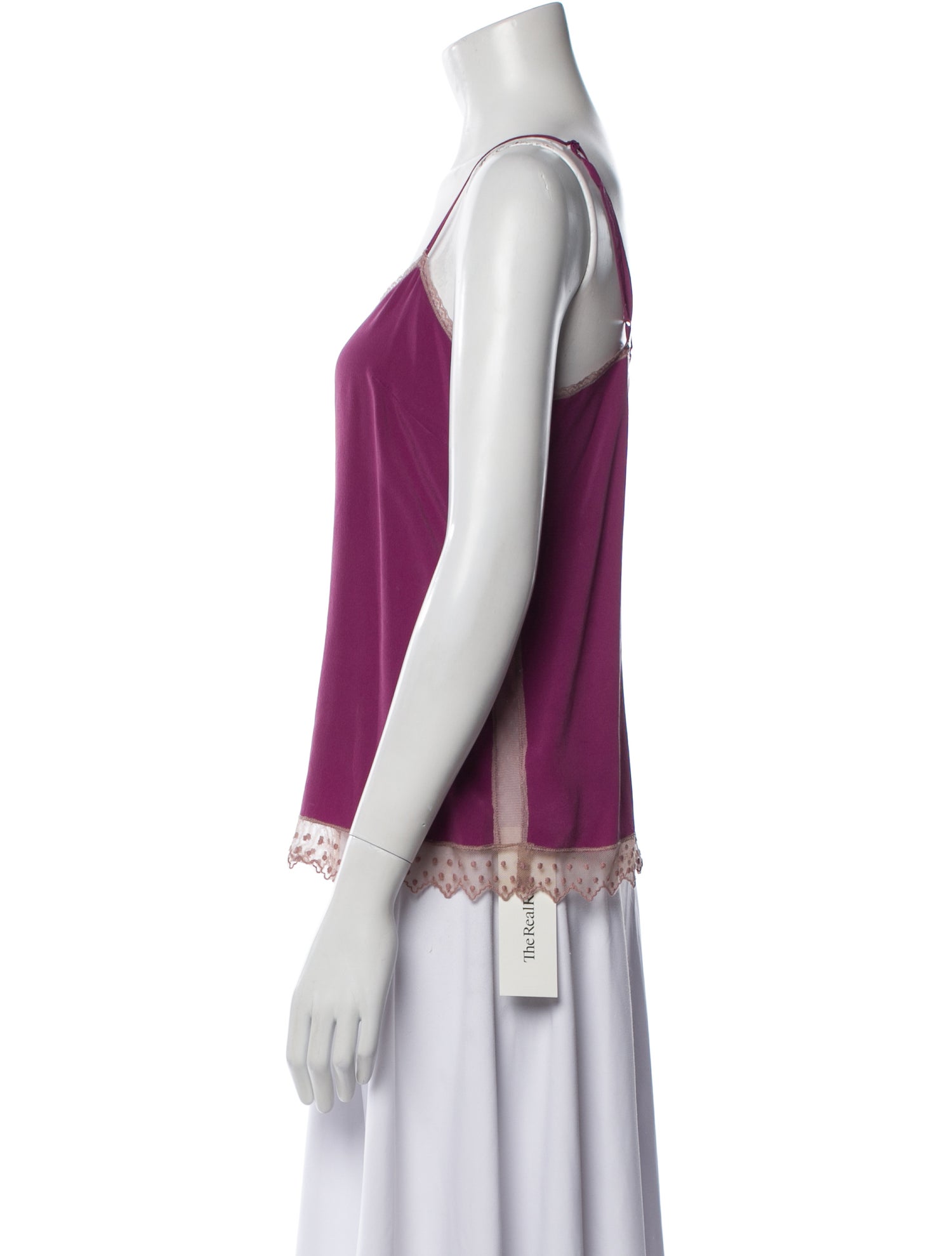 Zadig & Voltaire Silk Square Neckline Top