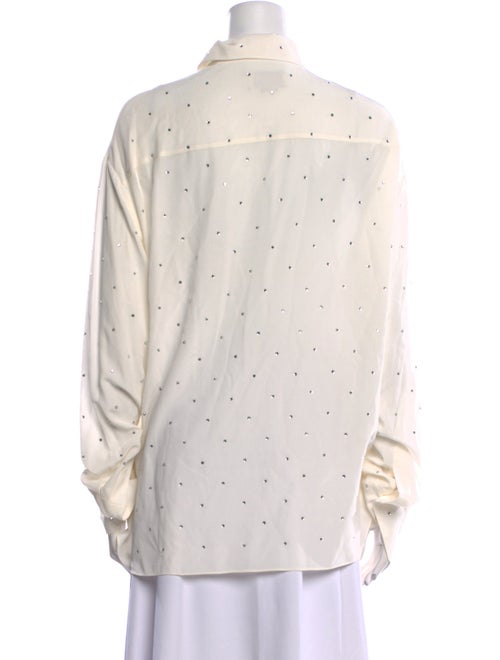 Zadig & Voltaire Silk Printed Button-Up Top