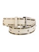 Zadig & Voltaire Leather Studded Accents Belt