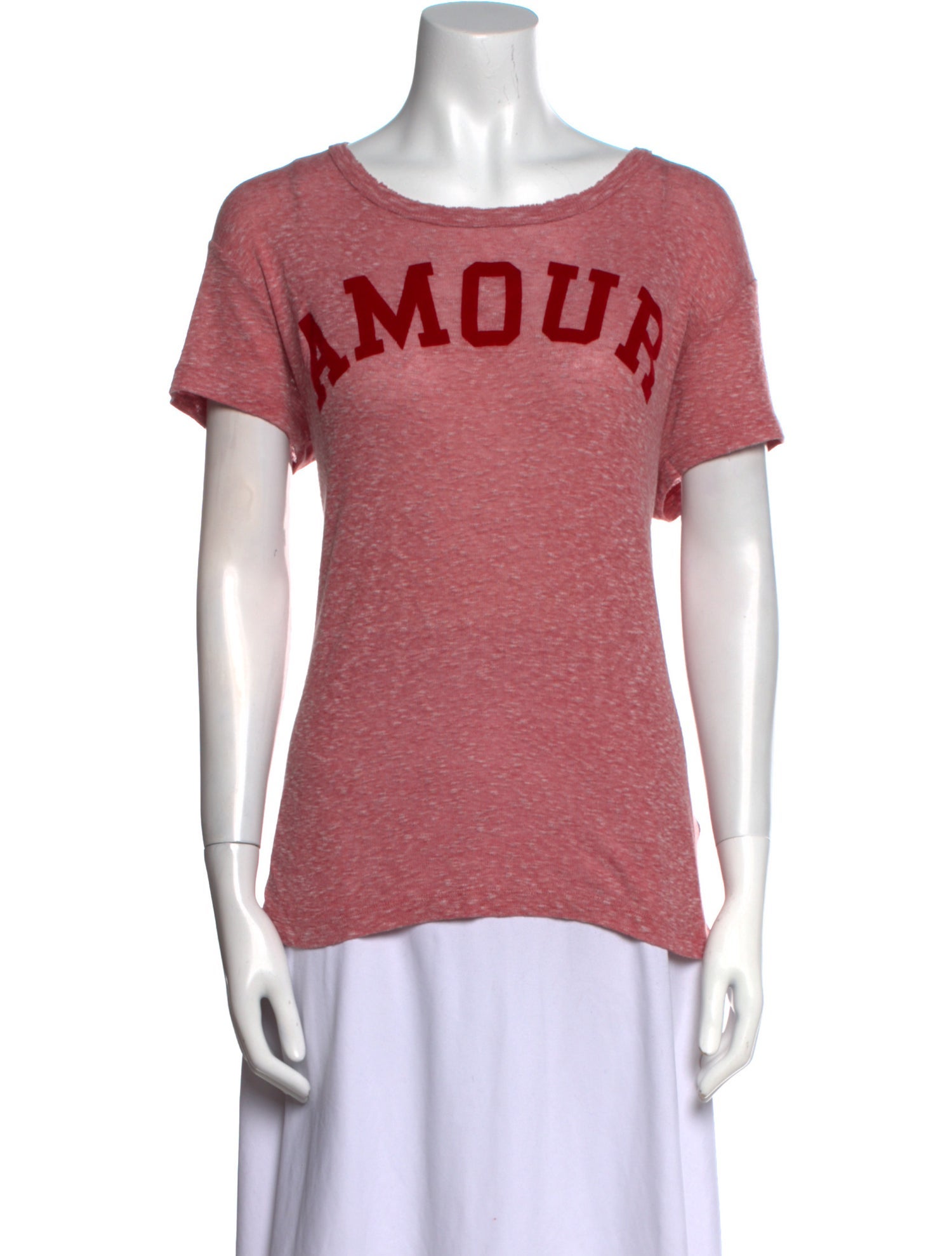 Zadig & Voltaire Graphic Print Scoop Neck T-Shirt