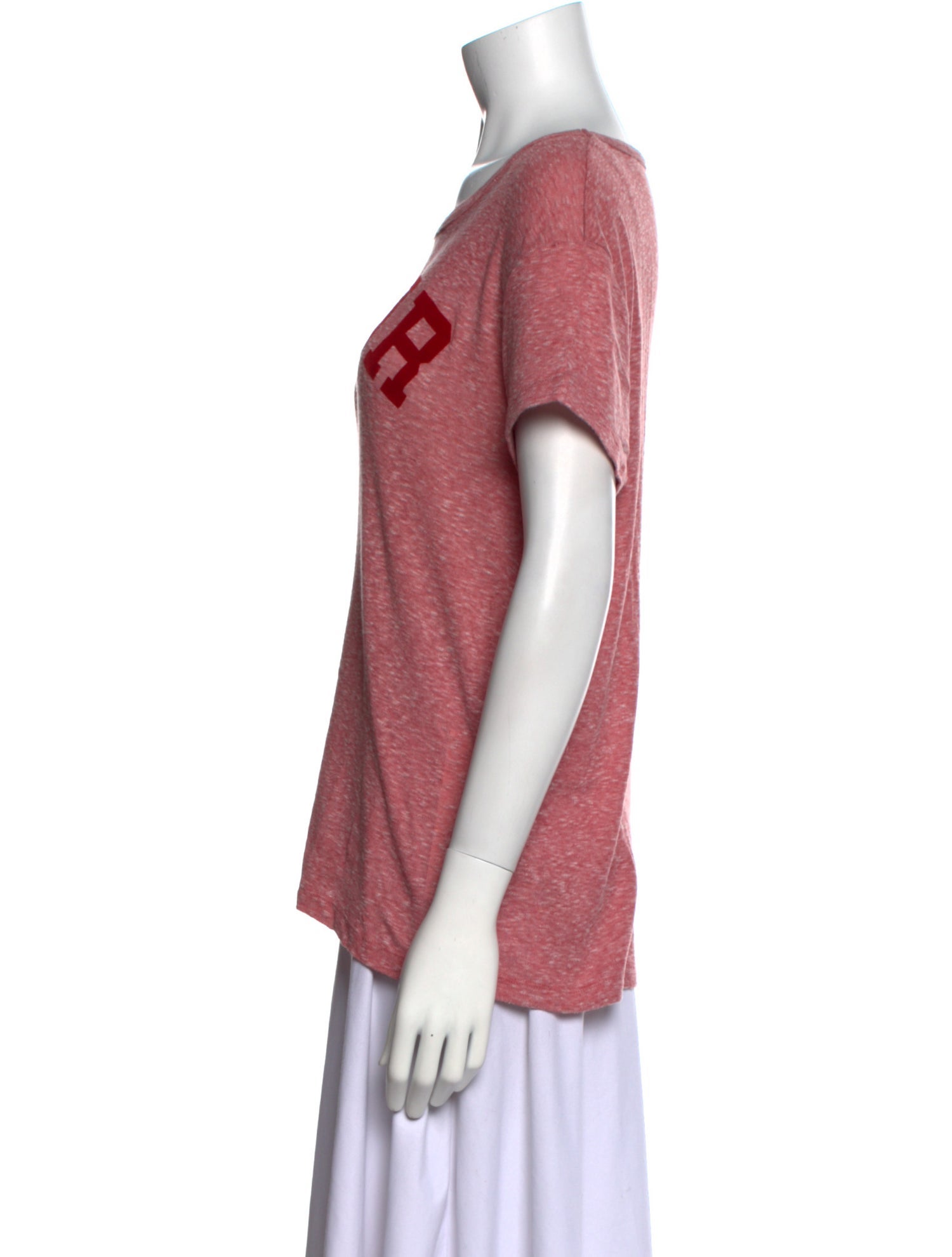 Zadig & Voltaire Graphic Print Scoop Neck T-Shirt