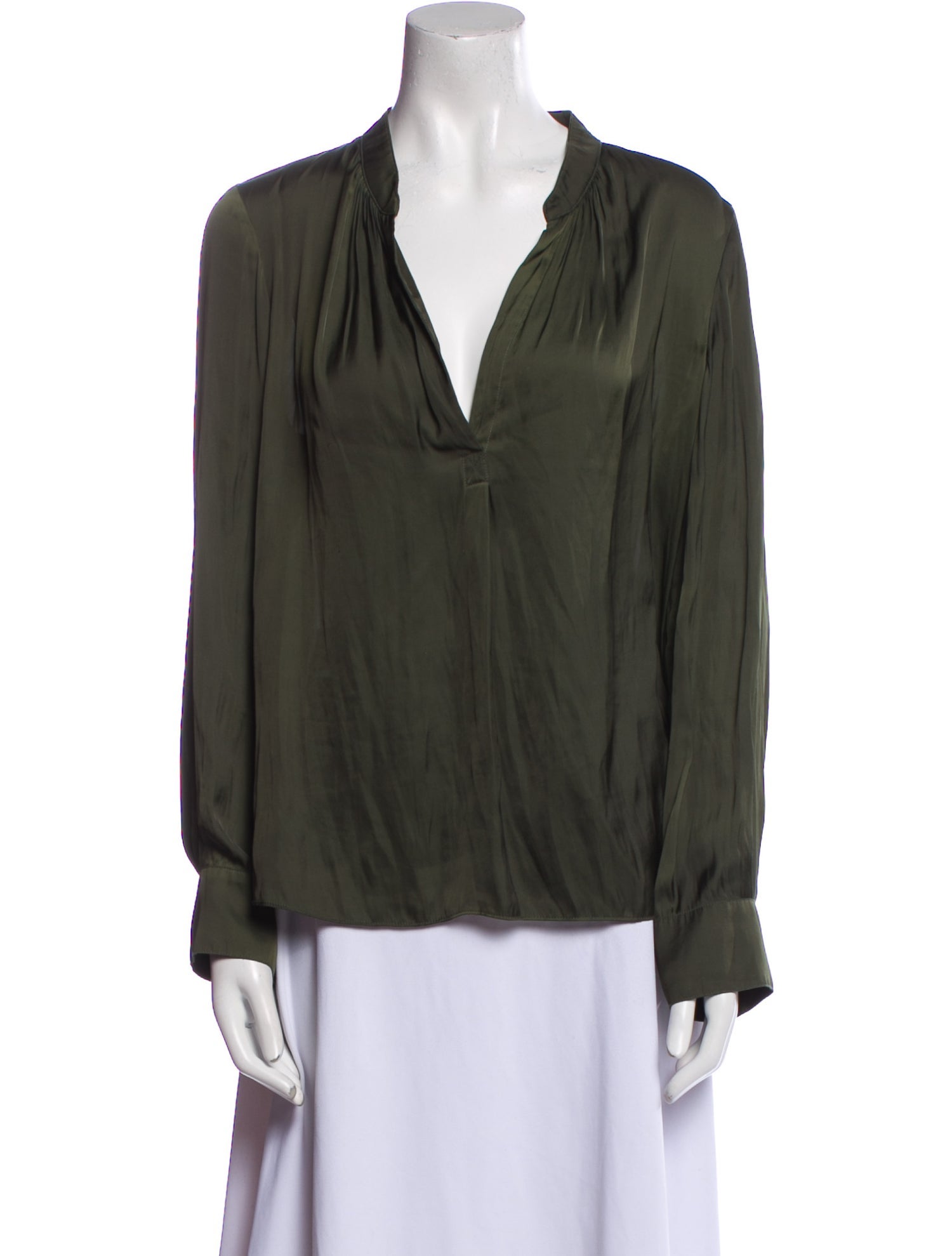 Zadig & Voltaire V-Neck Long Sleeve Blouse