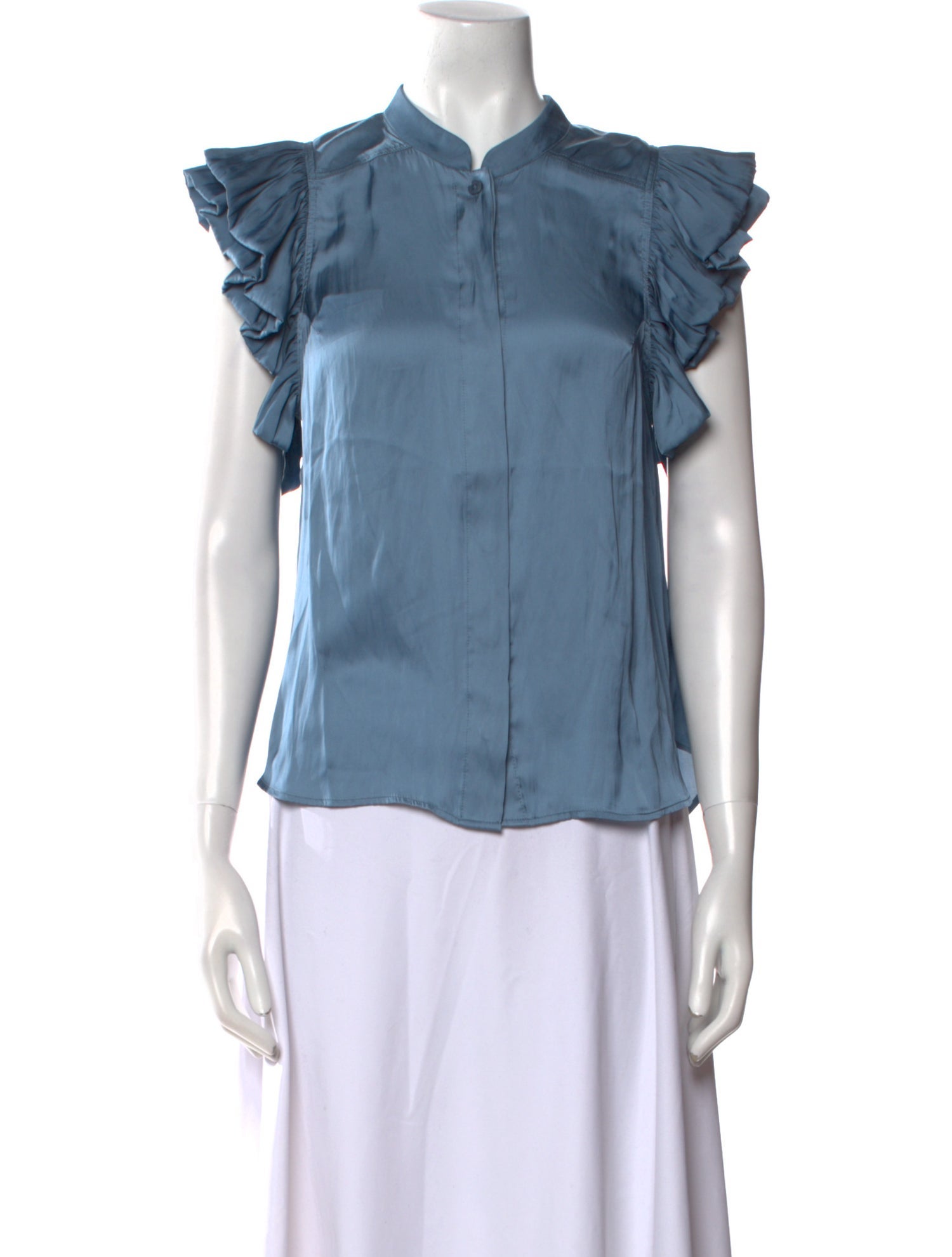 Zadig & Voltaire Mock Neck Short Sleeve Top w/ Tags