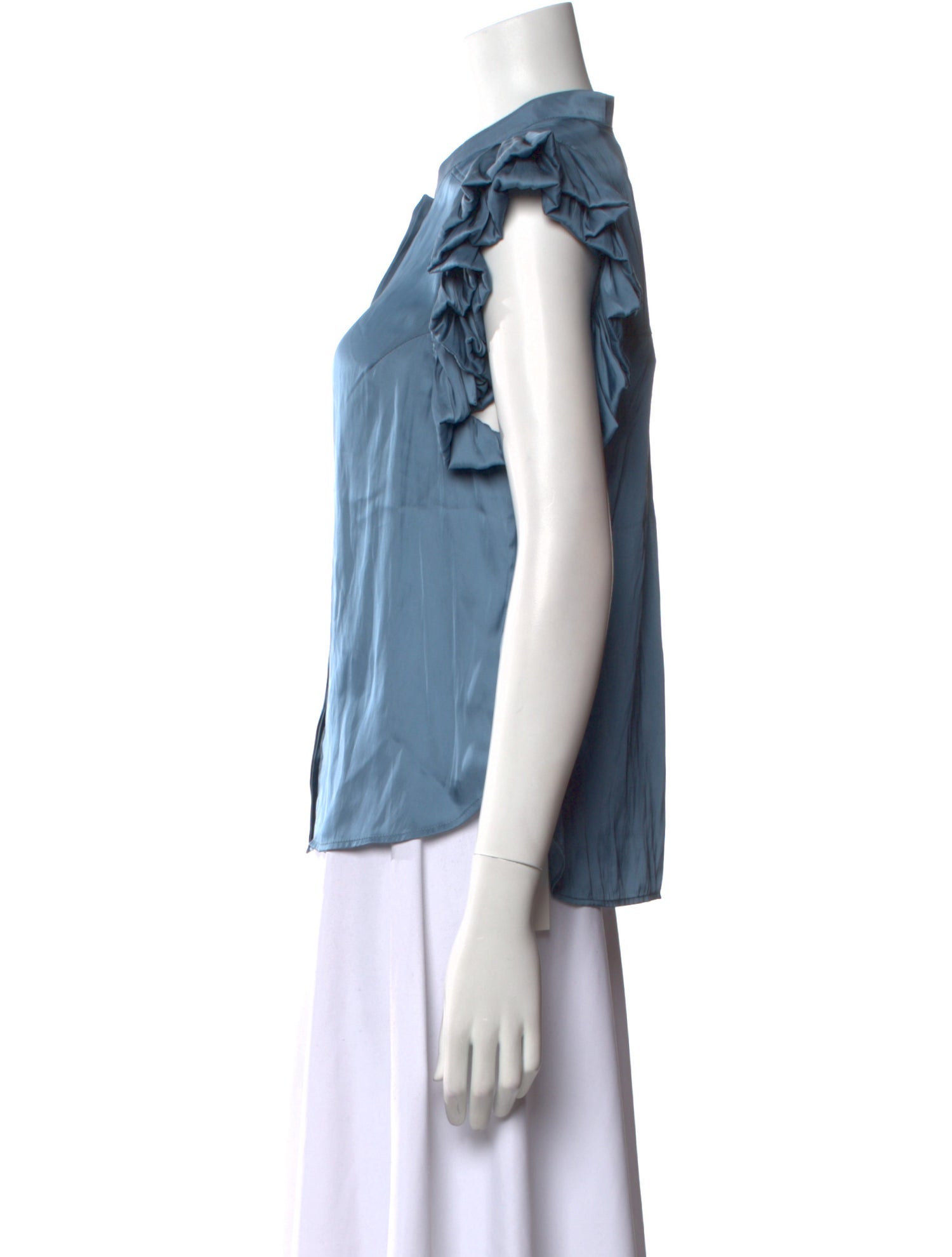 Zadig & Voltaire Mock Neck Short Sleeve Top w/ Tags