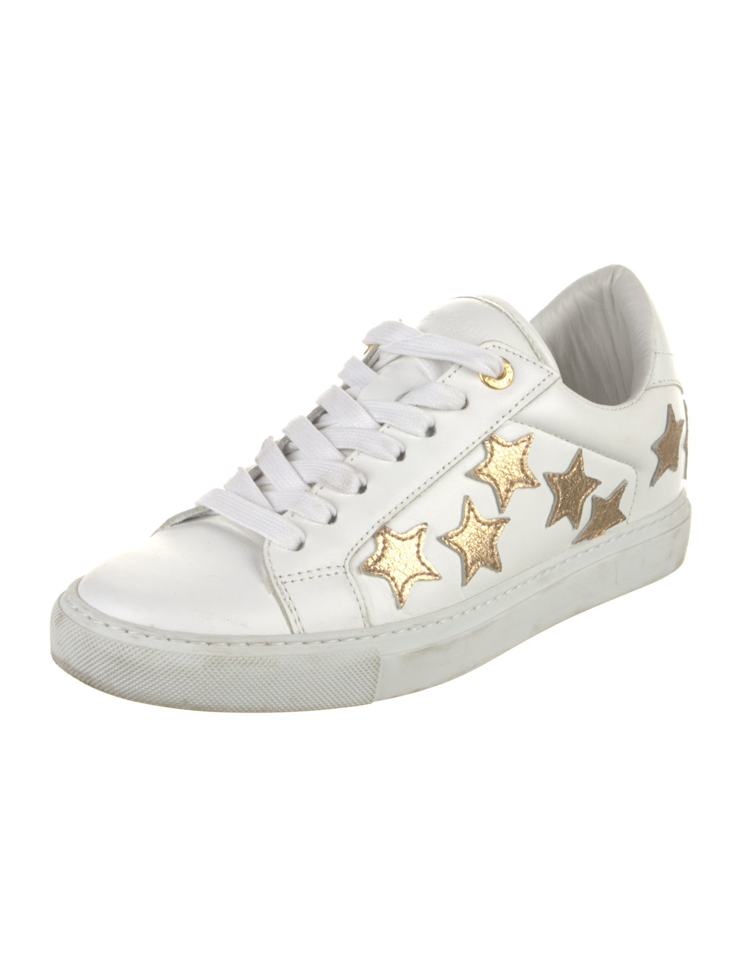 Zadig & Voltaire Leather Printed Sneakers