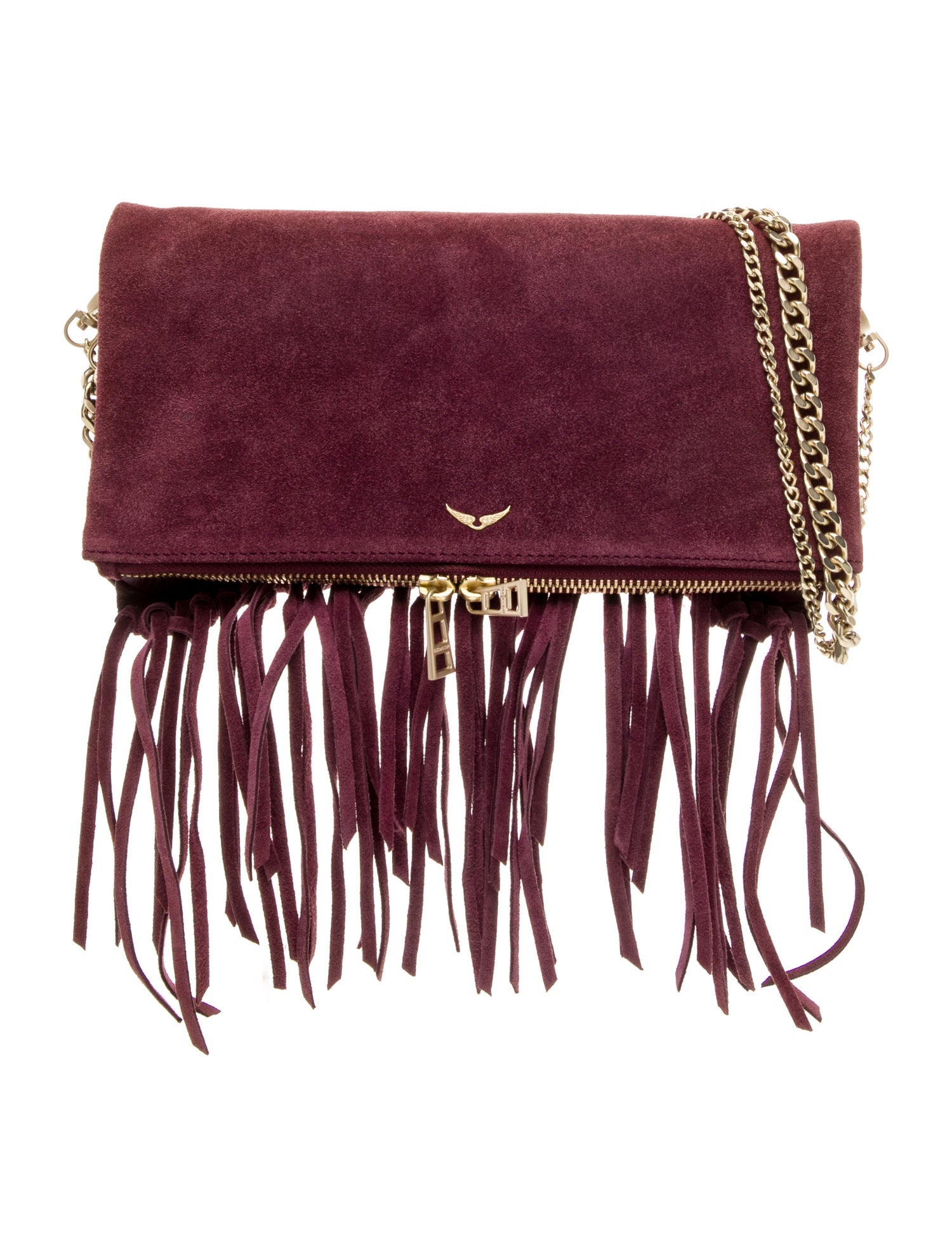 Zadig & Voltaire Suede Shoulder Bag