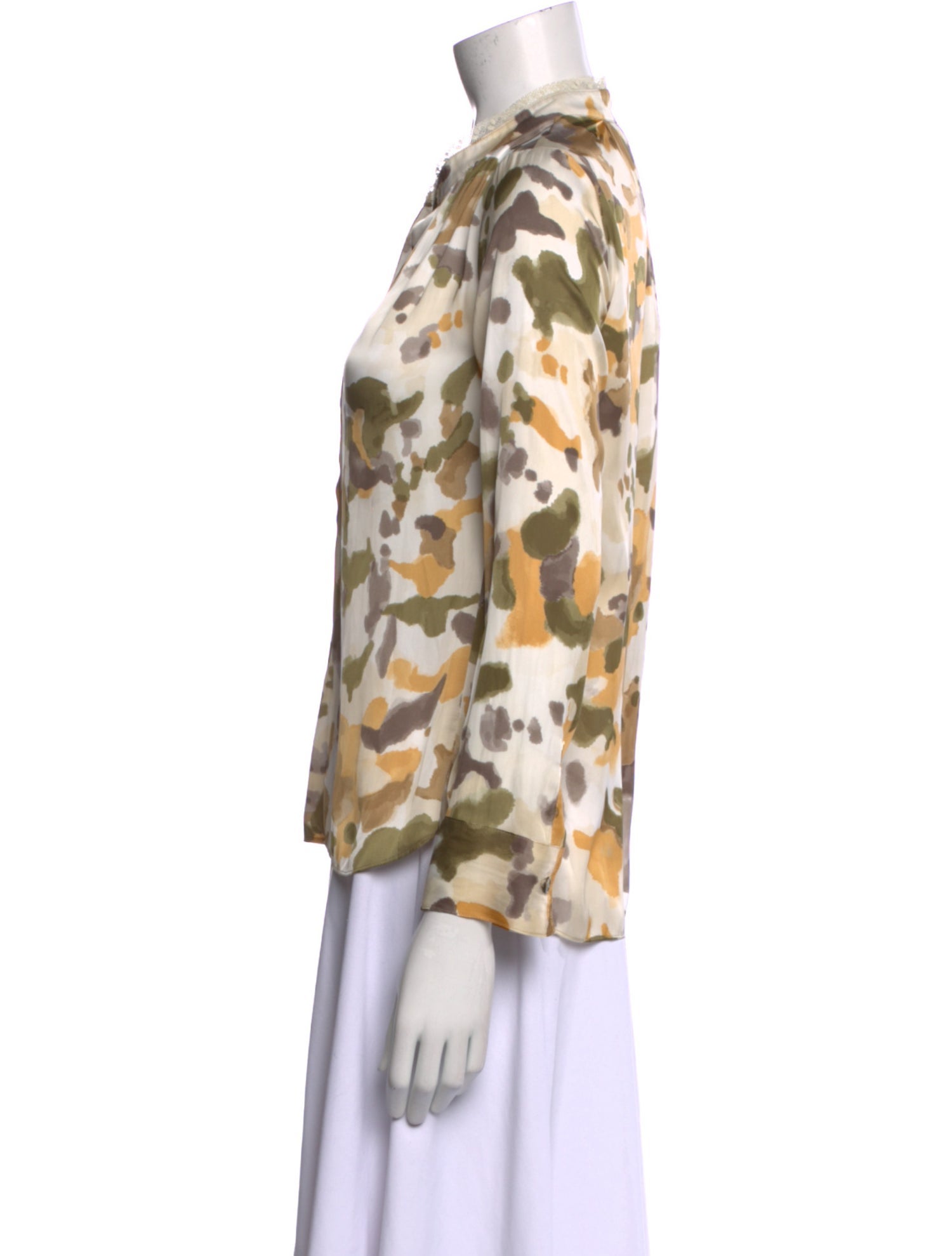 Zadig & Voltaire Printed V-Neck Blouse