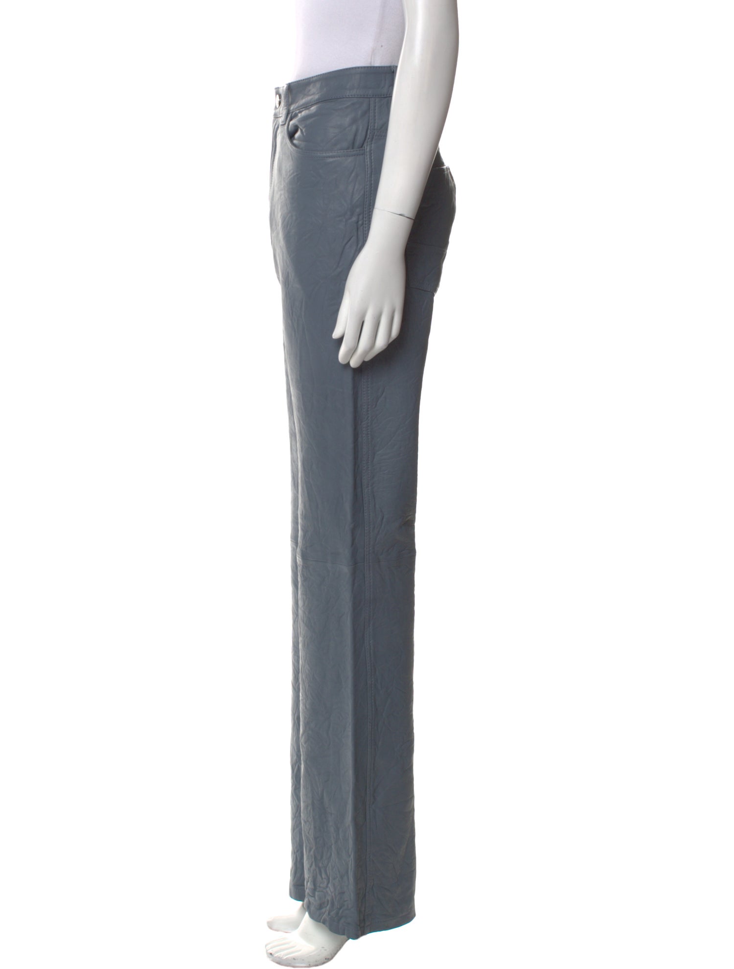 Zadig & Voltaire Leather Wide Leg Pants