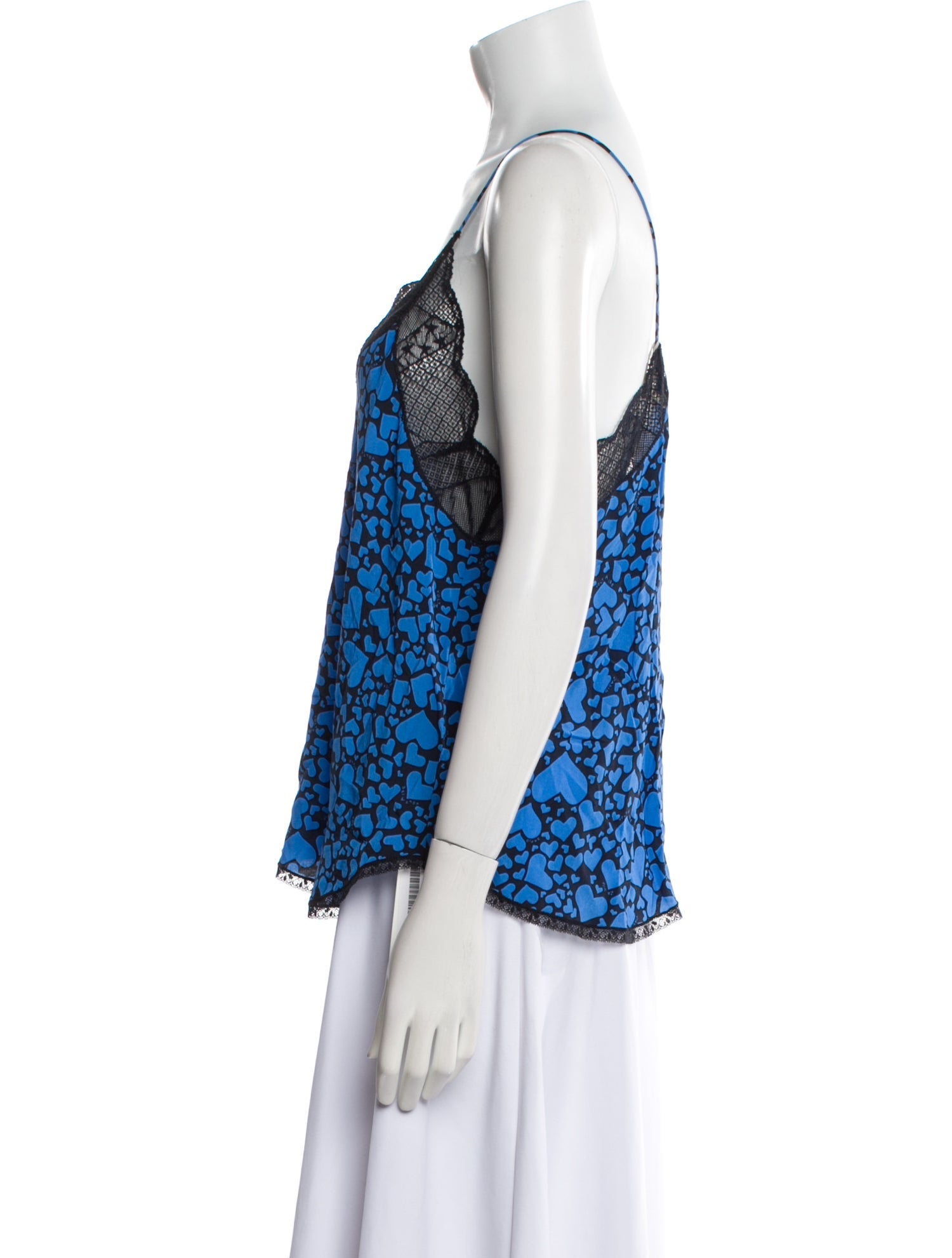 Zadig & Voltaire Printed V-Neck Top w/ Tags
