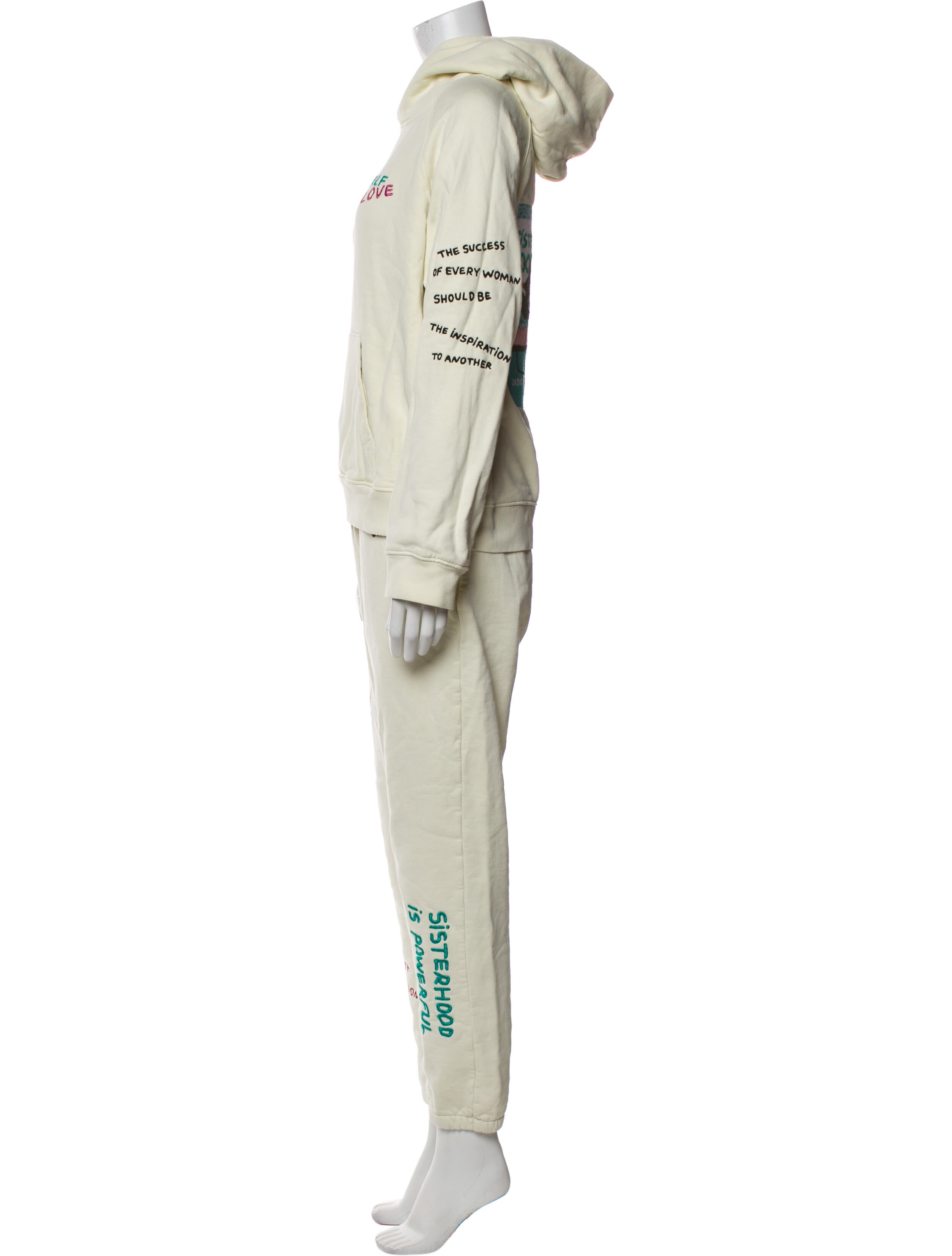 Zadig & Voltaire Graphic Print Embroidered Accent Tracksuit