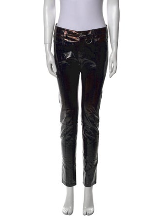 Zadig & Voltaire Lamb Leather Skinny Leg Pants