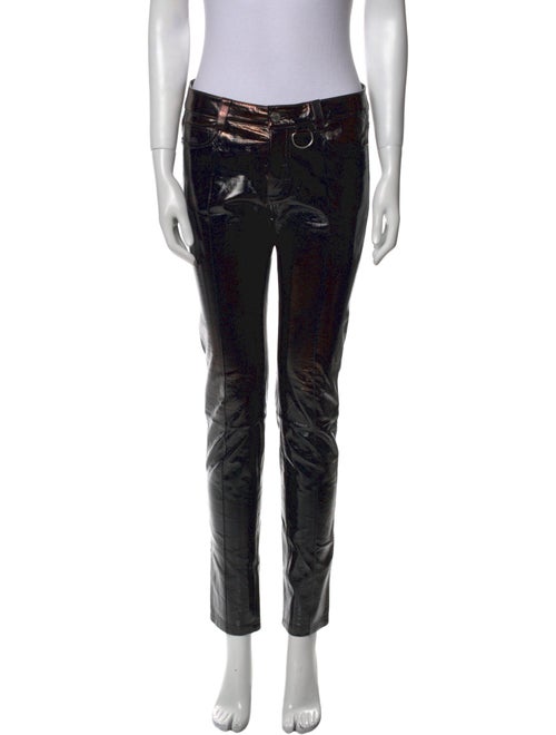 Zadig & Voltaire Lamb Leather Skinny Leg Pants