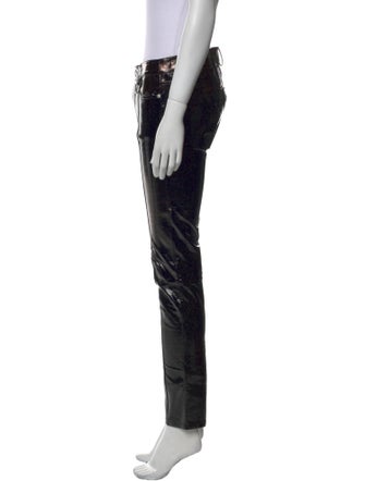 Zadig & Voltaire Lamb Leather Skinny Leg Pants