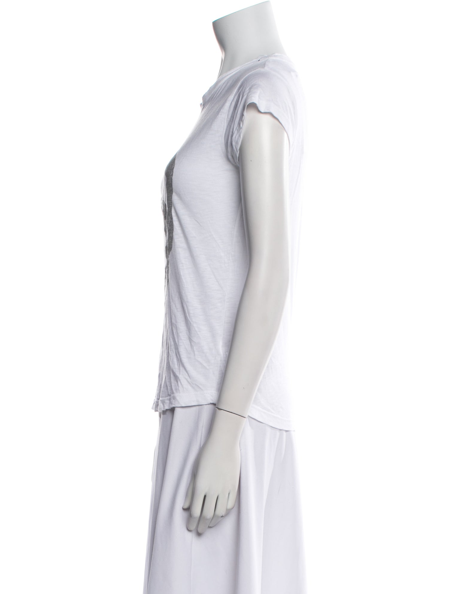 Zadig & Voltaire Graphic Print Crew Neck T-Shirt