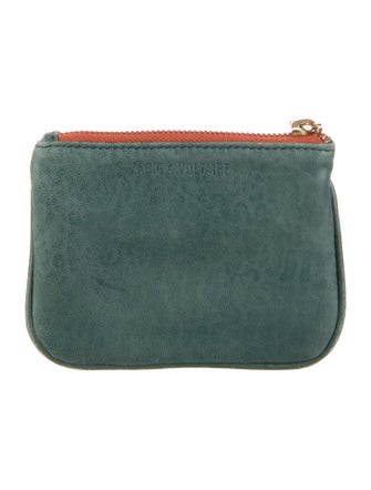 Zadig & Voltaire Leather Printed Coin Pouch