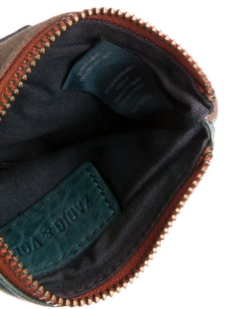 Zadig & Voltaire Leather Printed Coin Pouch