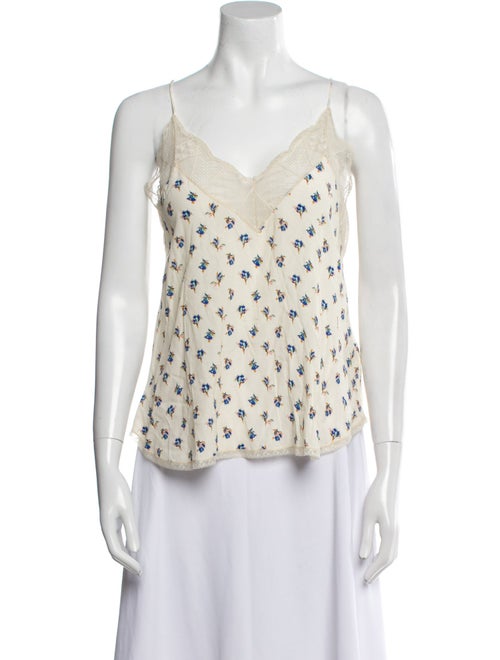 Zadig & Voltaire Printed V-Neck Top