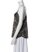 Zadig & Voltaire Floral Print Halterneck Blouse