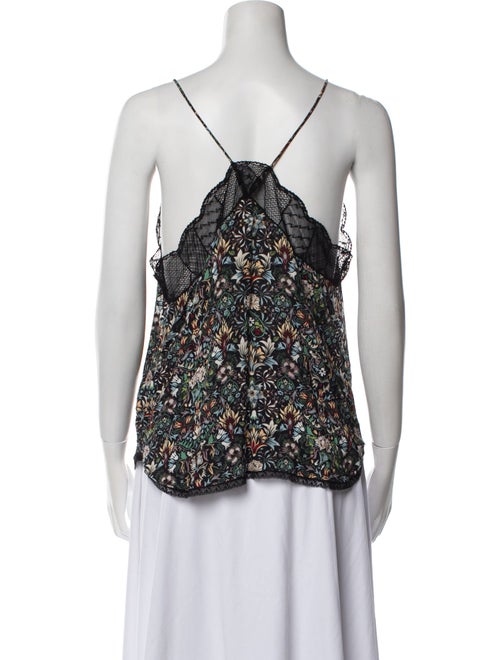 Zadig & Voltaire Floral Print Halterneck Blouse
