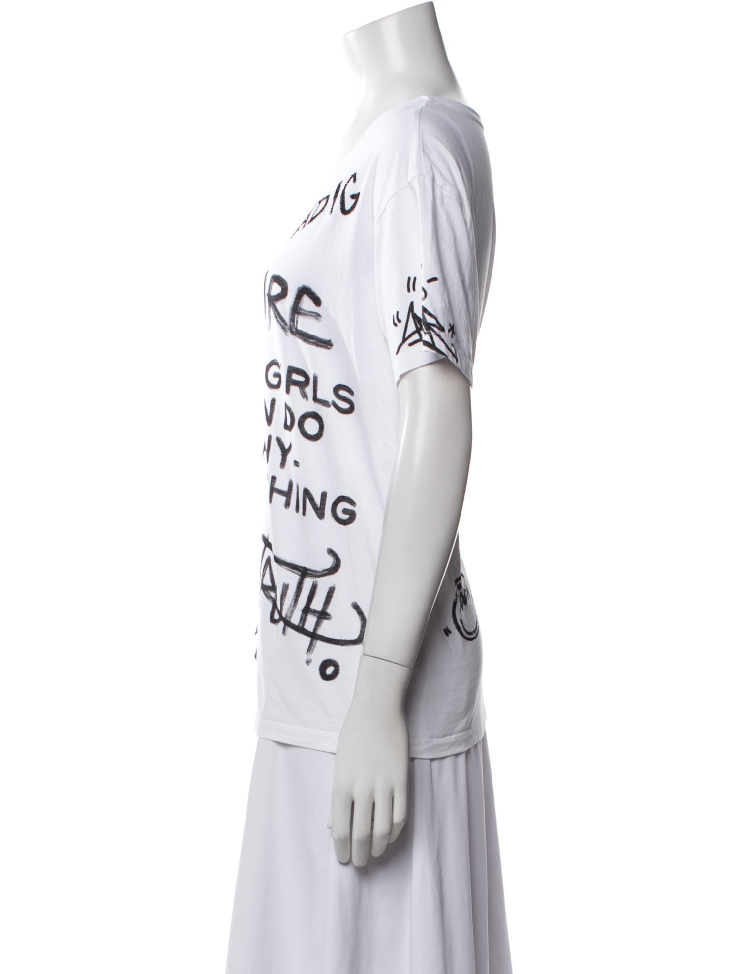 Zadig & Voltaire Marta Manifesto Graphic Print T-Shirt