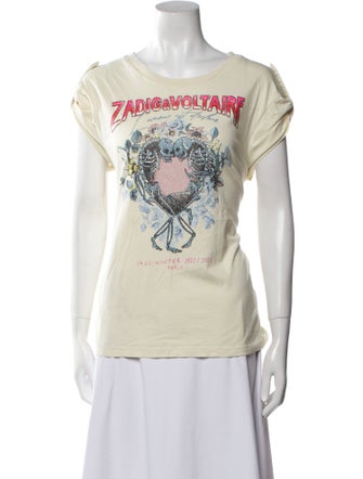 Zadig & Voltaire 2022-2023 Skull Heart T-Shirt