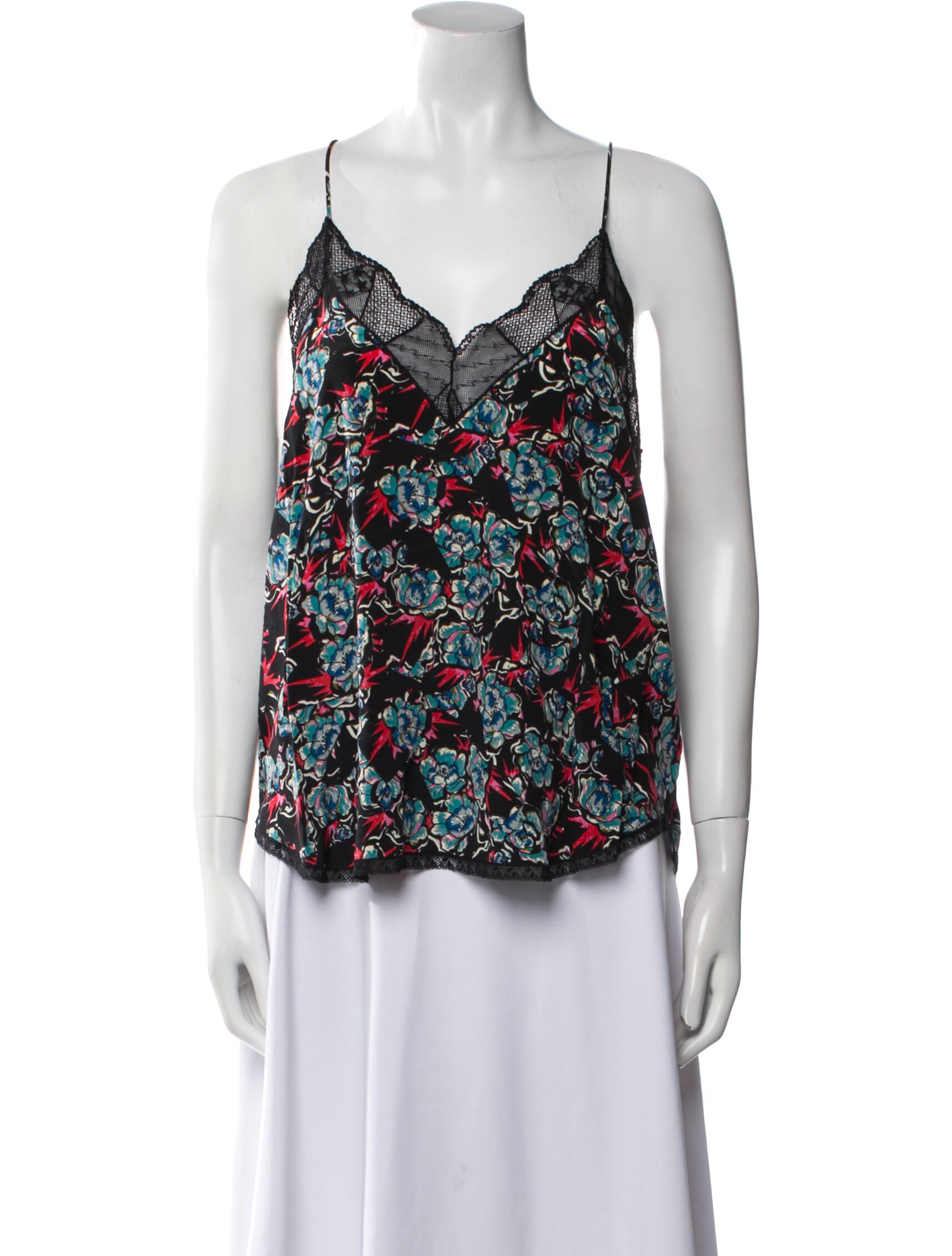 Zadig & Voltaire Silk Floral Print Blouse