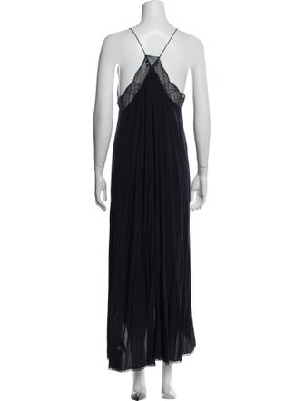 Zadig & Voltaire V-Neck Long Dress
